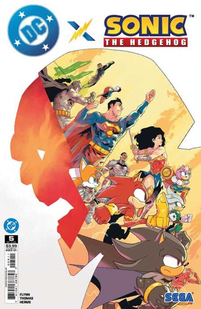 DC X Sonic The Hedgehog #5 (Of 5) Cover A Pablo M Collar | L.A. Mood Comics and Games