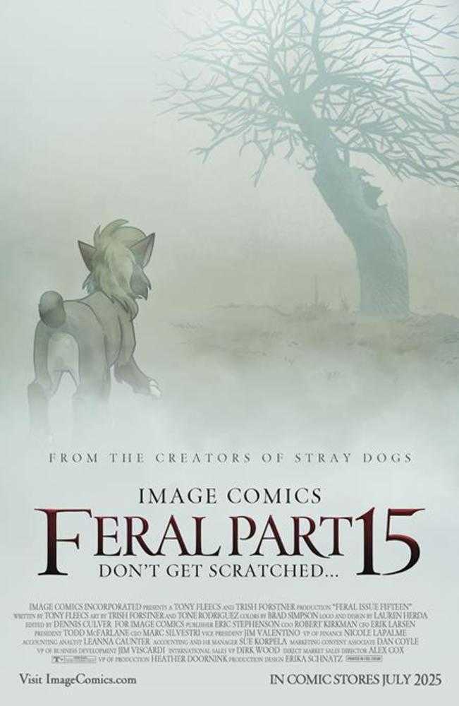 Feral #15 Cover B Trish Forstner & Allen Passalaqua Variant | L.A. Mood Comics and Games