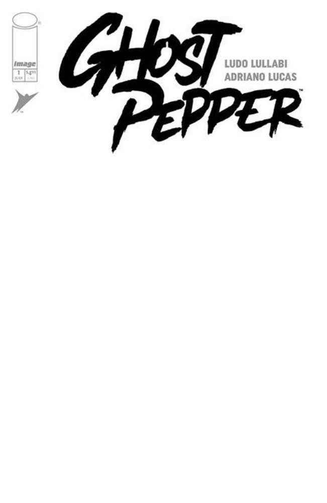 Ghost Pepper #1 Cover G Blank Sketch Variant | L.A. Mood Comics and Games