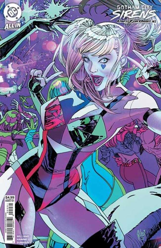 Gotham City Sirens Unfit For Orbit #2 (Of 5) Cover C Guillem March Connecting Card Stock Variant | L.A. Mood Comics and Games