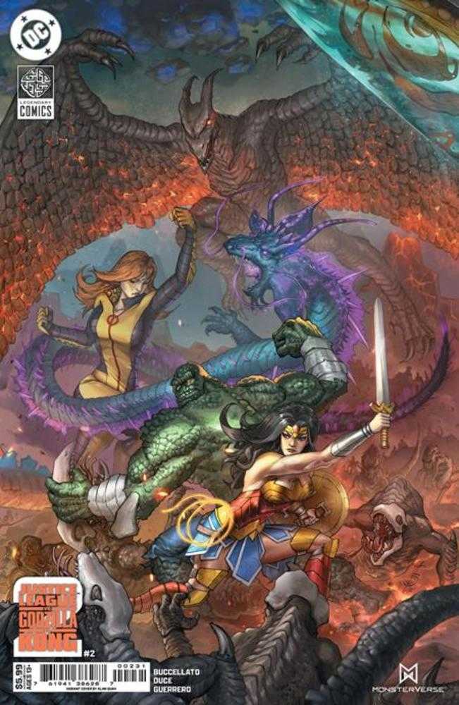 Justice League vs Godzilla vs Kong 2 #2 (Of 7) Cover C Alan Quah Card Stock Variant | L.A. Mood Comics and Games