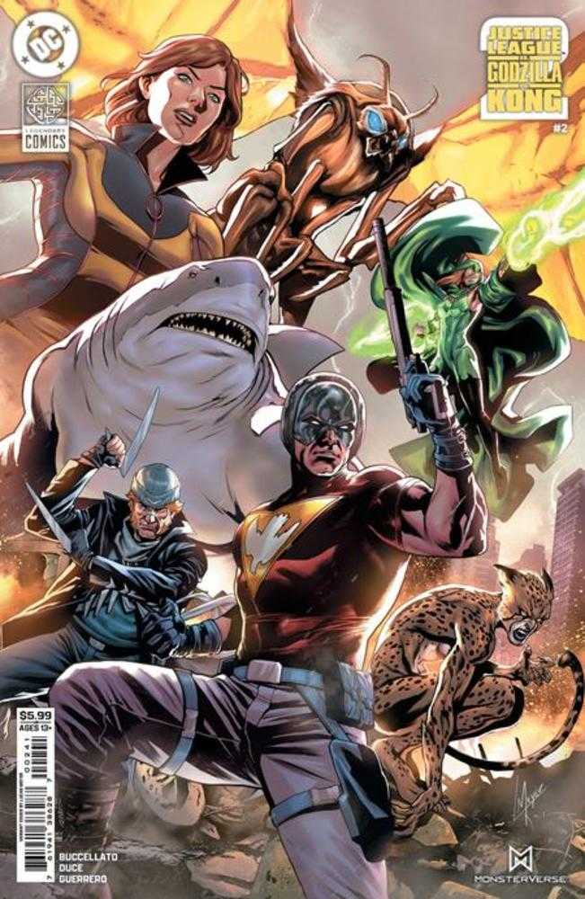 Justice League vs Godzilla vs Kong 2 #2 (Of 7) Cover D Lucas Meyer Card Stock Variant | L.A. Mood Comics and Games