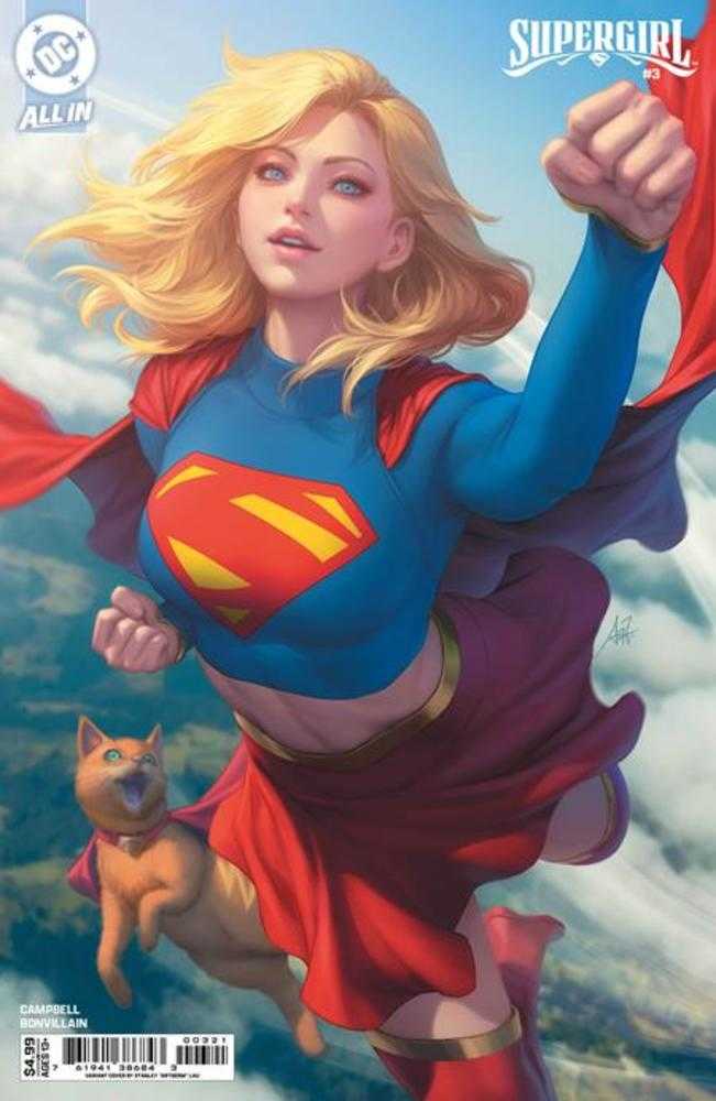 Supergirl #3 Cover B Stanley Artgerm Lau Card Stock Variant | L.A. Mood Comics and Games