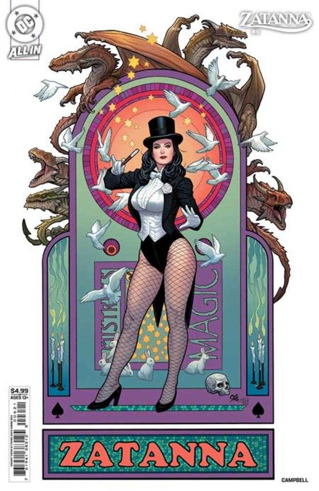 Zatanna #6 (Of 6) Cover B Frank Cho Card Stock Variant | L.A. Mood Comics and Games
