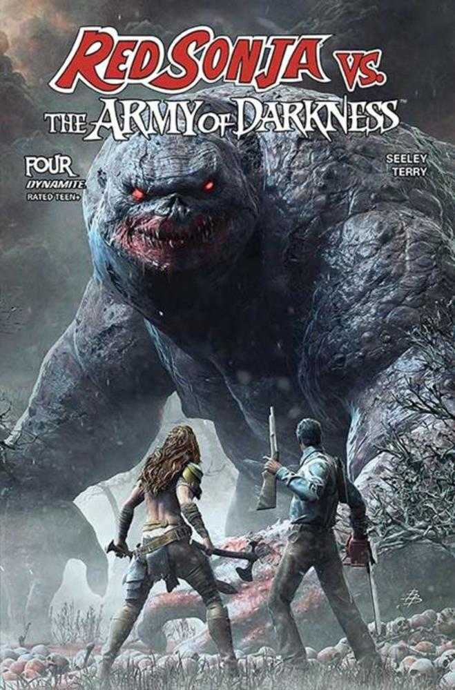 Red Sonja vs Aod #4 Cover A Bjorn Barends | L.A. Mood Comics and Games