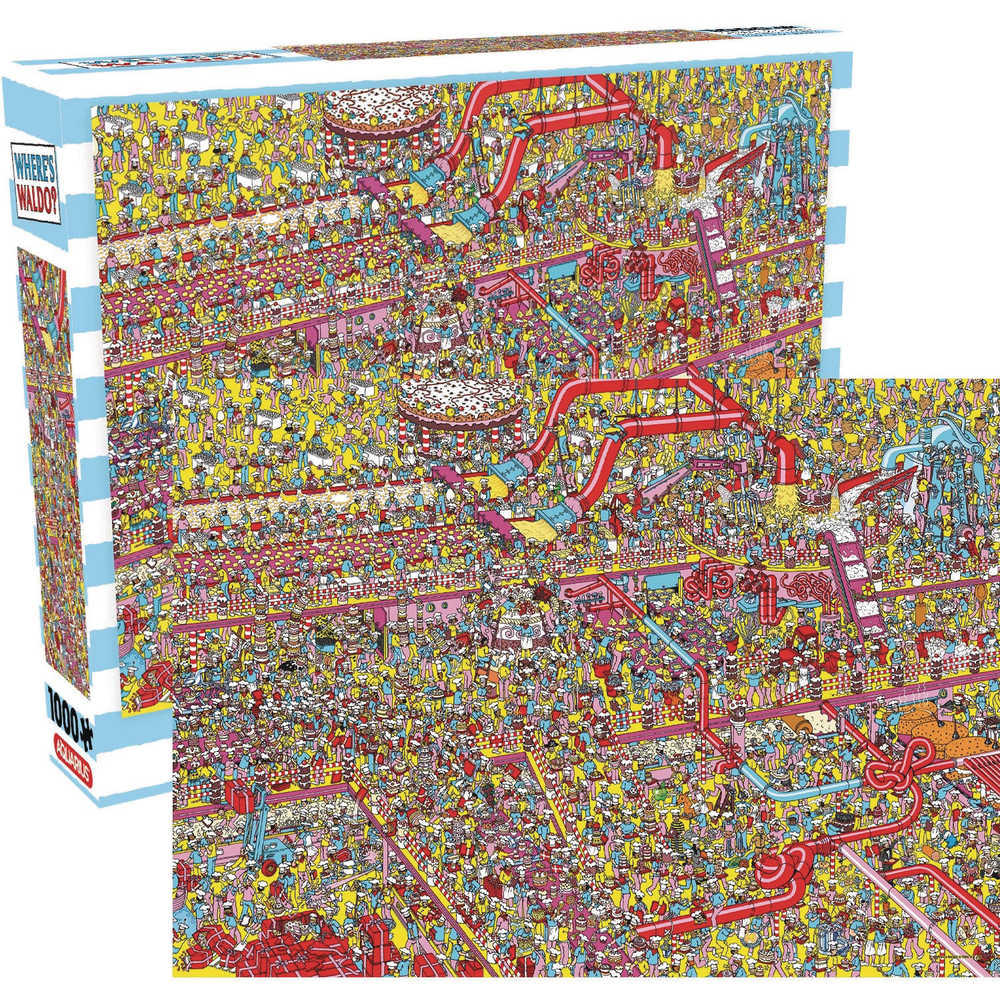 Wheres Waldo Cake Factory 1000 Piece Jigsaw Puzzle | L.A. Mood Comics and Games
