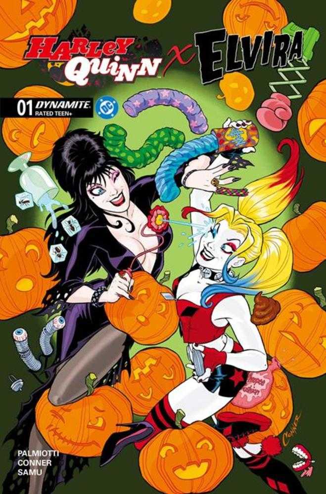 Harley Quinn X Elvira #1 Cover A Amanda Conner | L.A. Mood Comics and Games