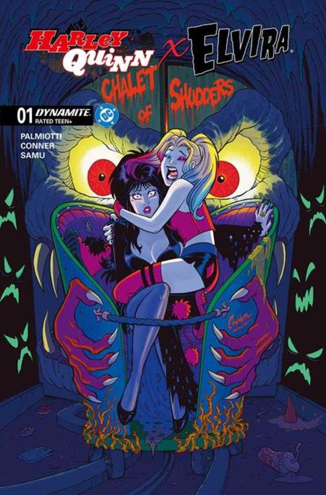 Harley Quinn X Elvira #1 Cover M 1 in 10 Amanda Conner Original Variant | L.A. Mood Comics and Games