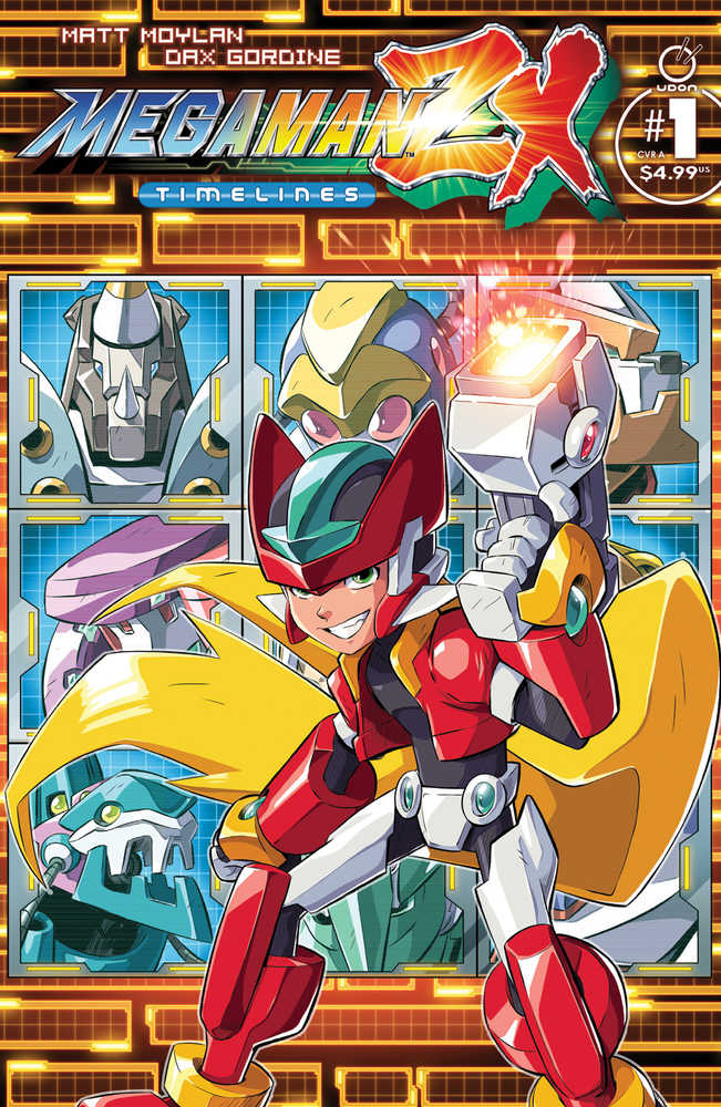 Mega Man Zx Timelines #1 Cover A Gordine | L.A. Mood Comics and Games