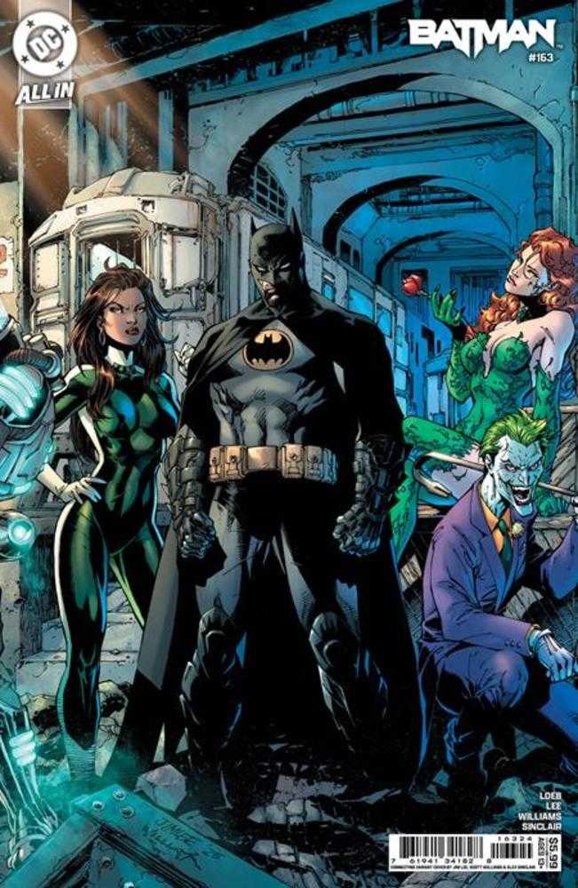 Batman #163 Cover B Jim Lee & Scott Williams Batman Connecting Middle Card Stock Variant | L.A. Mood Comics and Games