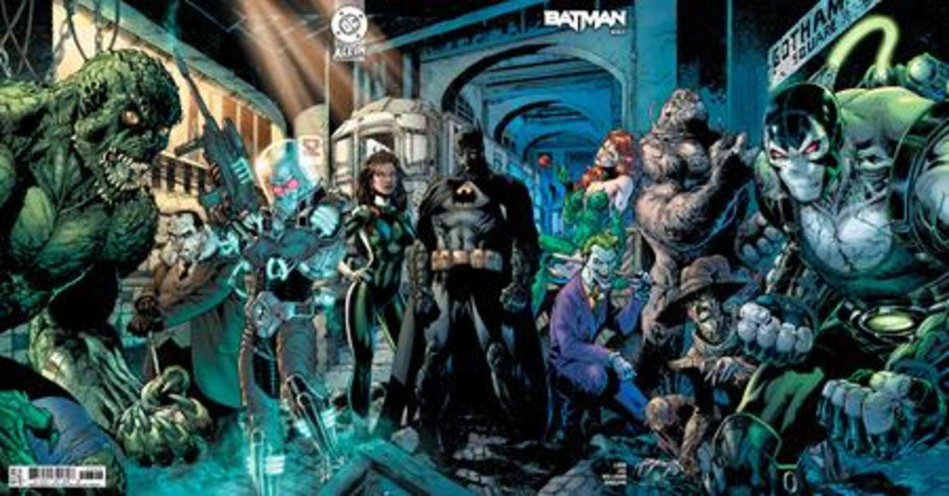 Batman #163 Cover E Jim Lee & Scott Williams Batman Connecting Gatefold Variant | L.A. Mood Comics and Games