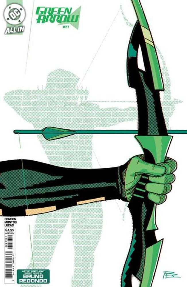 Green Arrow #27 Cover C Bruno Redondo Artist Spotlight Card Stock Variant | L.A. Mood Comics and Games