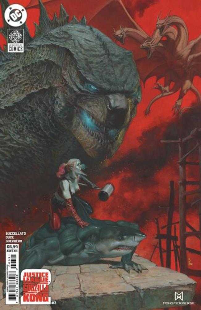Justice League vs Godzilla vs Kong 2 #3 (Of 7) Cover B Riccardo Federici Card Stock Variant | L.A. Mood Comics and Games