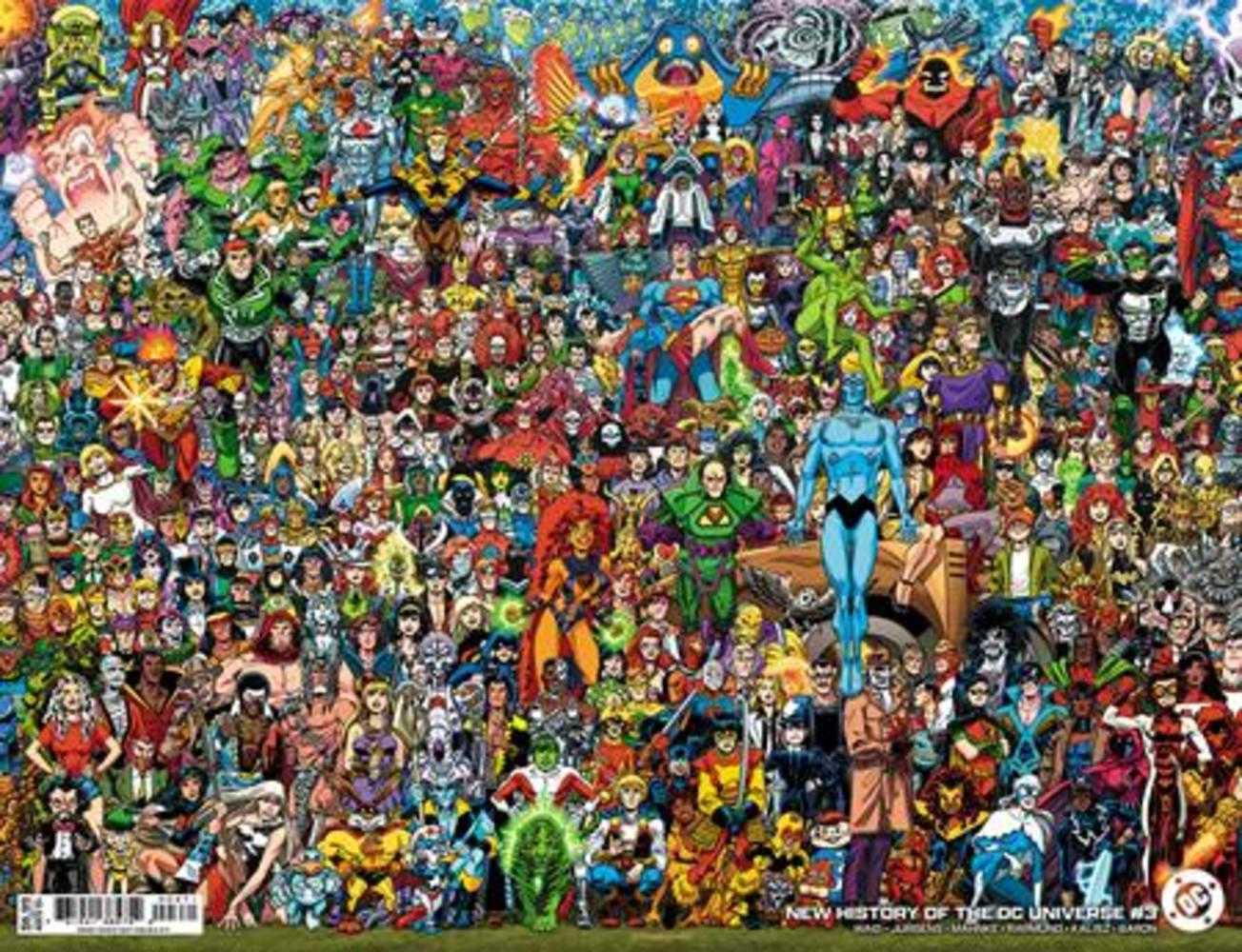New History Of The DC Universe #3 (Of 4) Cover D Scott Koblish Legacy Wraparound Card Stock Variant | L.A. Mood Comics and Games
