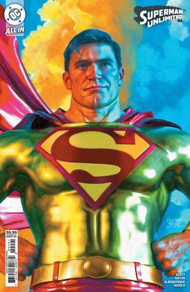 Superman Unlimited #4 Cover B Mark Spears Card Stock Variant | L.A. Mood Comics and Games