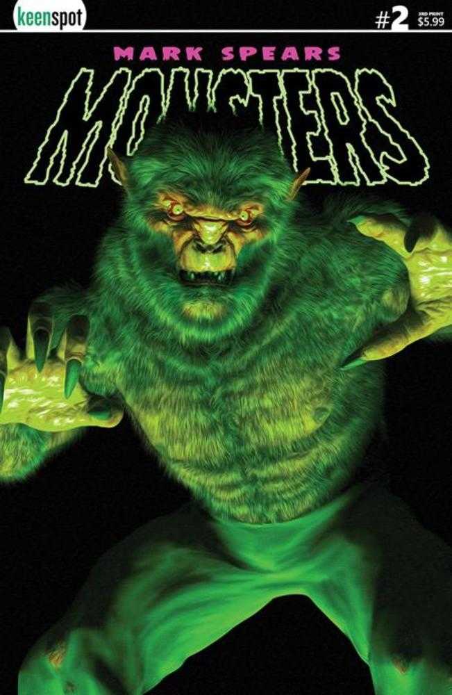 Mark Spears Monsters #2 3rd Print Cover A Mark Spears The Werewolf | L.A. Mood Comics and Games
