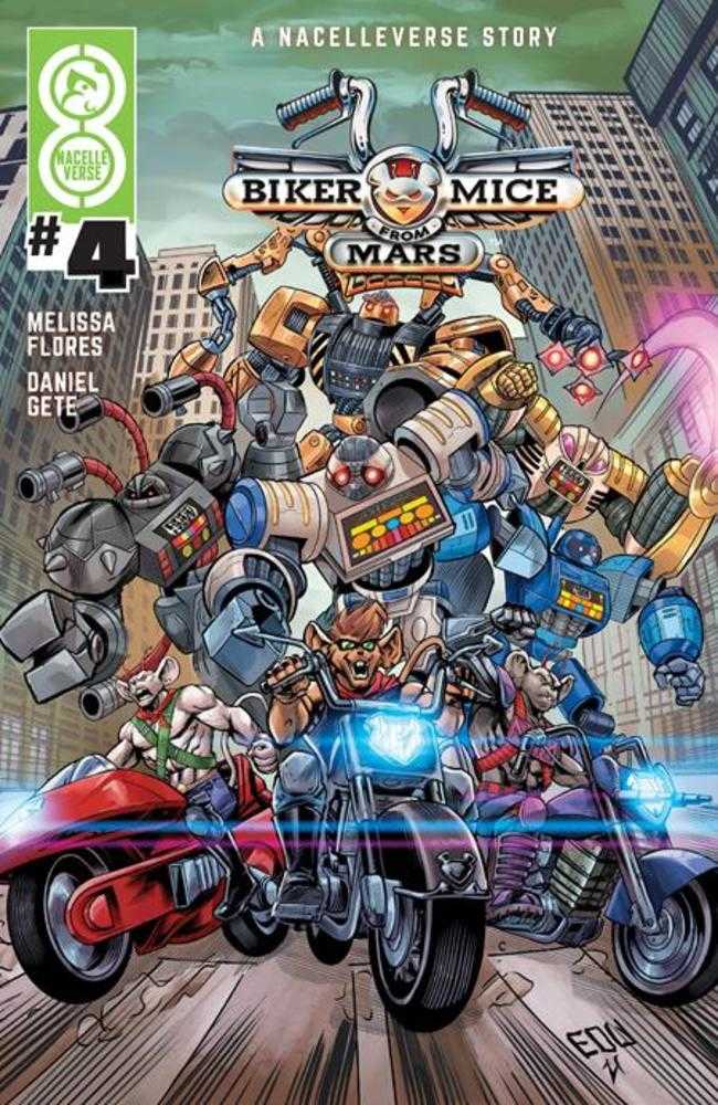 Biker Mice From Mars (2025) #4 Cover A Edu Souza | L.A. Mood Comics and Games