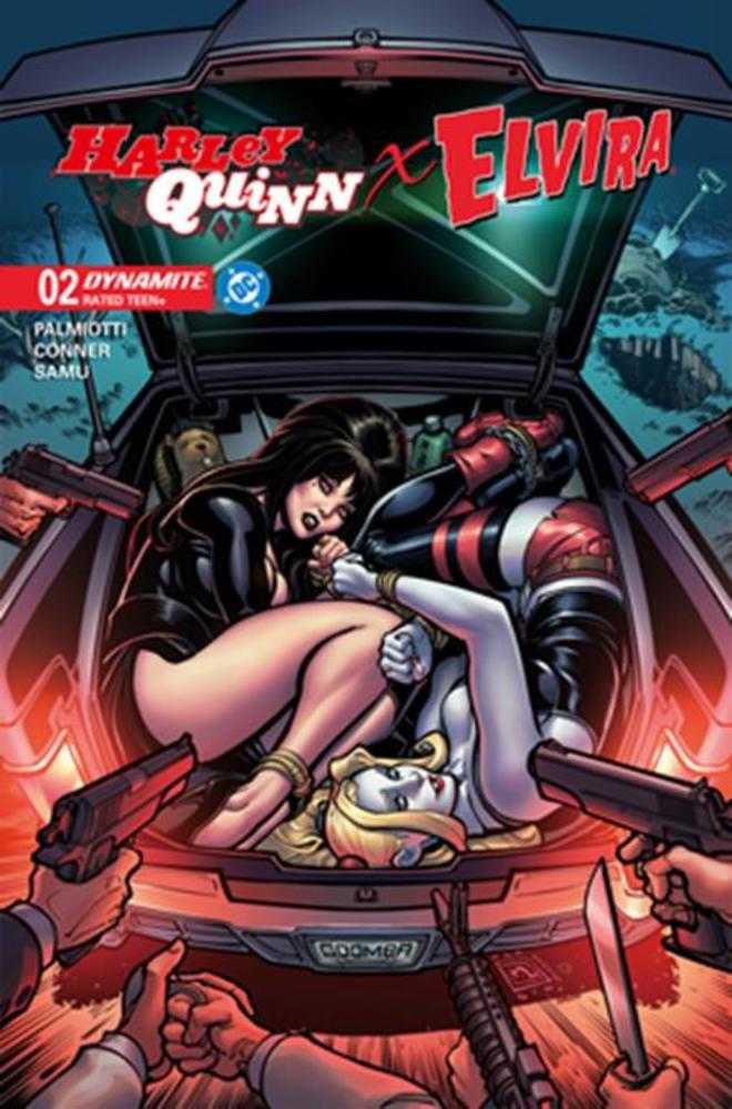 Harley Quinn X Elvira #2 Cover B Chad Hardin Variant | L.A. Mood Comics and Games