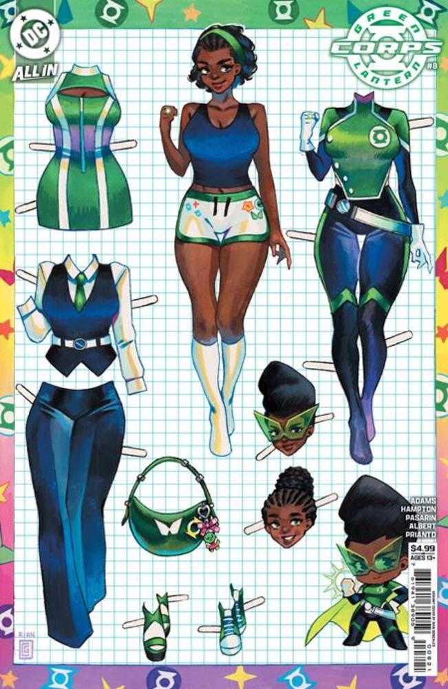 Green Lantern Corps #8 Cover B Rian Gonzales Card Stock Variant (Starbreaker Supremacy) | L.A. Mood Comics and Games