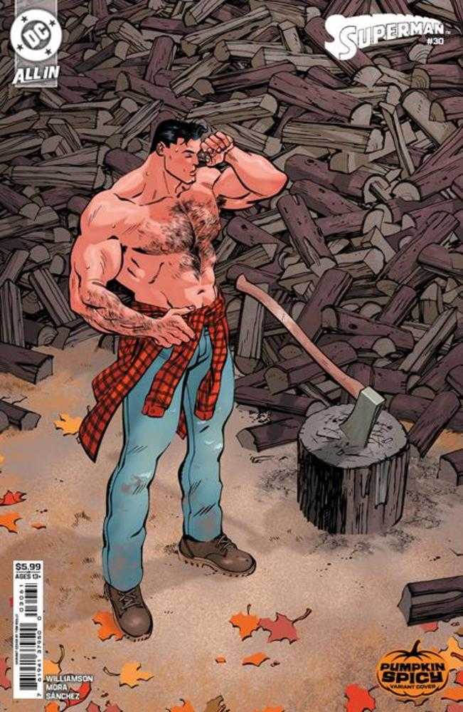 Superman #30 Cover E Tom Reilly Pumpkin Spicy Card Stock Variant | L.A. Mood Comics and Games