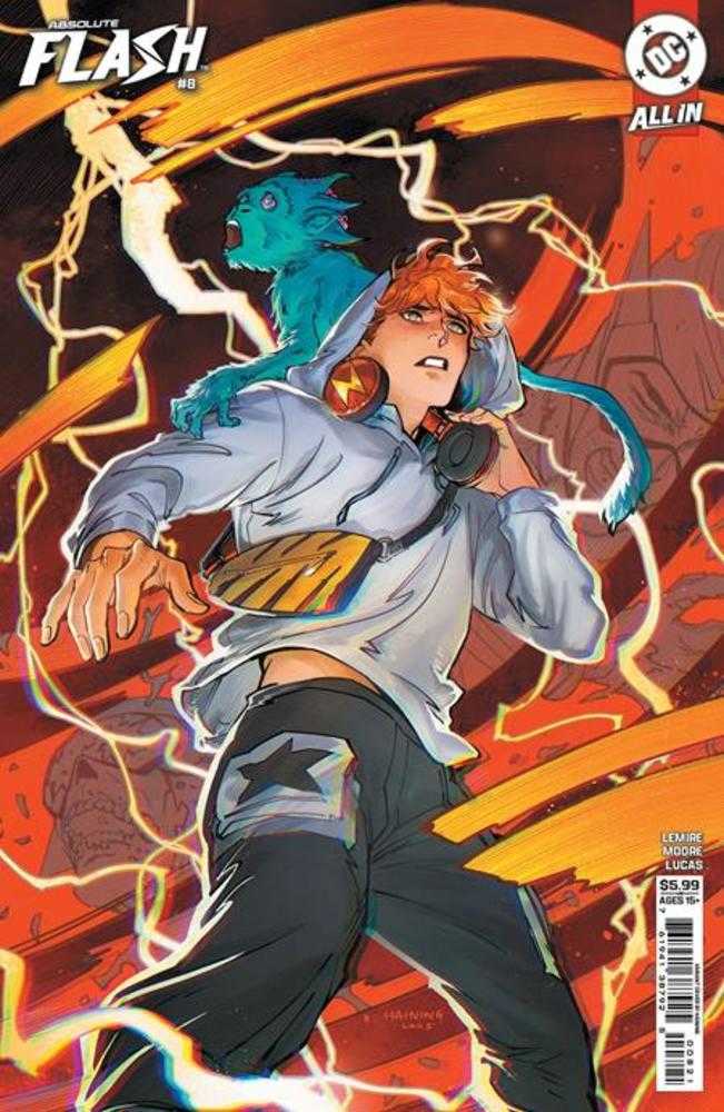 Absolute Flash #8 Cover B Haining Card Stock Variant | L.A. Mood Comics and Games