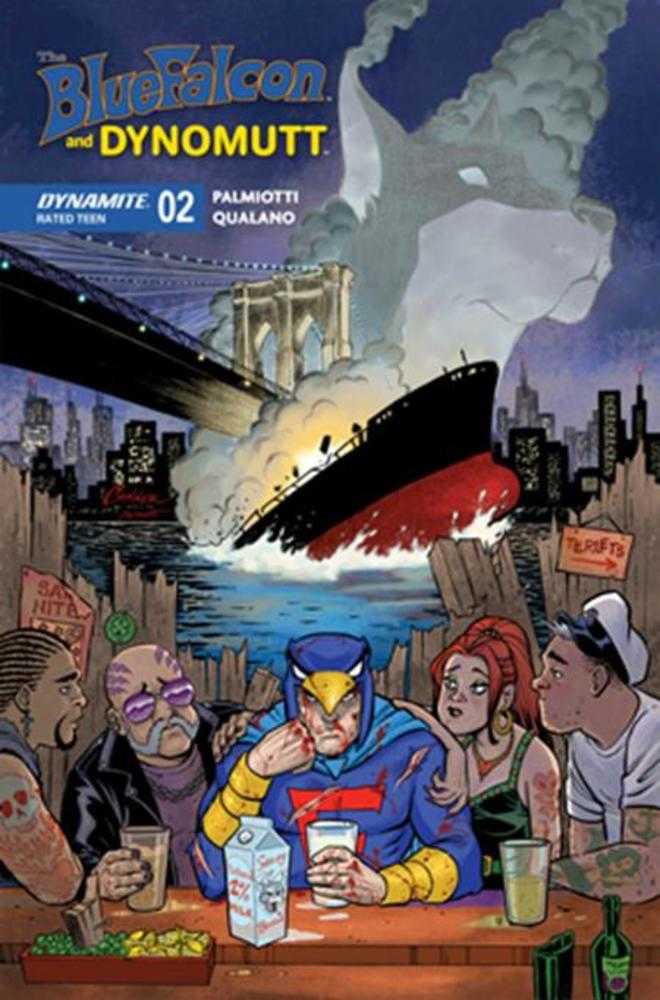 Blue Falcon & Dynomutt #2 Cover B Amanda Conner Variant | L.A. Mood Comics and Games