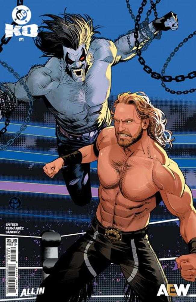 DC K.O. #1 (Of 5) Cover K Dan Mora Hangman Adam Page Aew Cameo Card Stock Variant | L.A. Mood Comics and Games