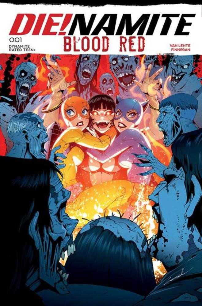 Dienamite Blood Red #1 Cover B Godtail Variant | L.A. Mood Comics and Games