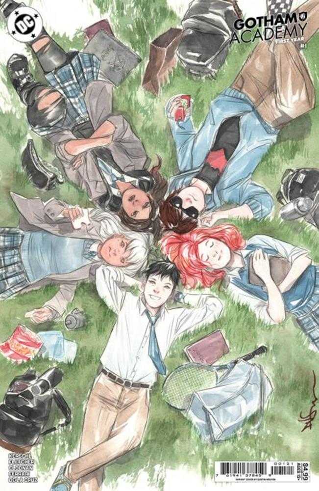 Gotham Academy First Year #1 (Of 6) Cover B Dustin Nguyen Card Stock Variant | L.A. Mood Comics and Games