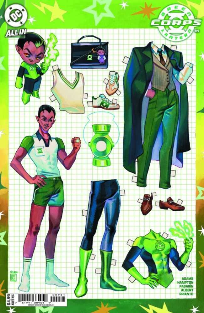 Green Lantern Corps #9 Cover B Rian Gonzales Card Stock Variant (Starbreaker Supremacy) | L.A. Mood Comics and Games
