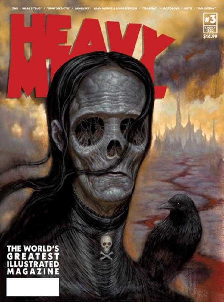 Heavy Metal Magazine #3 Cover B Chet Zar Variant (Mature) | L.A. Mood Comics and Games