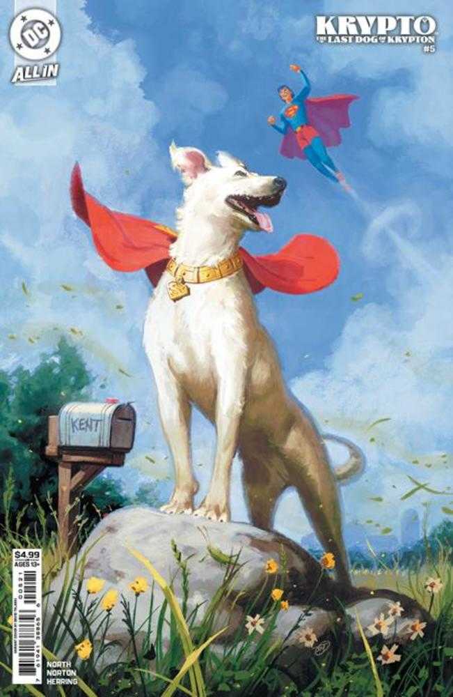 Krypto The Last Dog Of Krypton #5 (Of 5) Cover B David Talaski Card Stock Variant | L.A. Mood Comics and Games