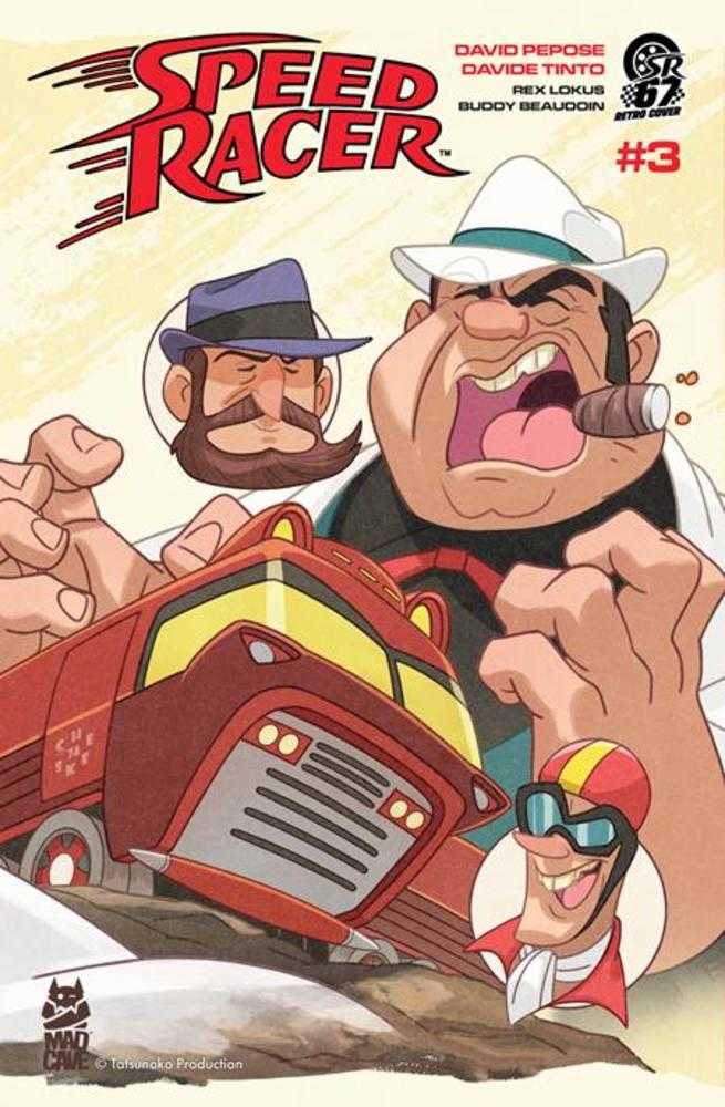 Speed Racer #3 Cover B Sean Galloway Retro Manga Variant | L.A. Mood Comics and Games