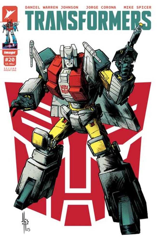 Transformers #20 2 Nd Printing Cover B Jason Howard Autobot Variant | L.A. Mood Comics and Games