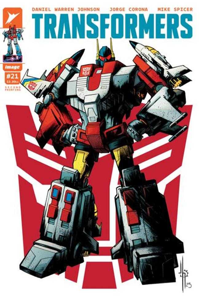 Transformers #21 2 Nd Printing Cover B Jason Howard Autobot Variant | L.A. Mood Comics and Games