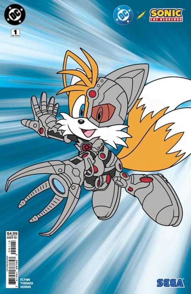 DC X Sonic The Hedgehog #1 (Of 5) 5th Print Cyborg Card Stock Cover | L.A. Mood Comics and Games