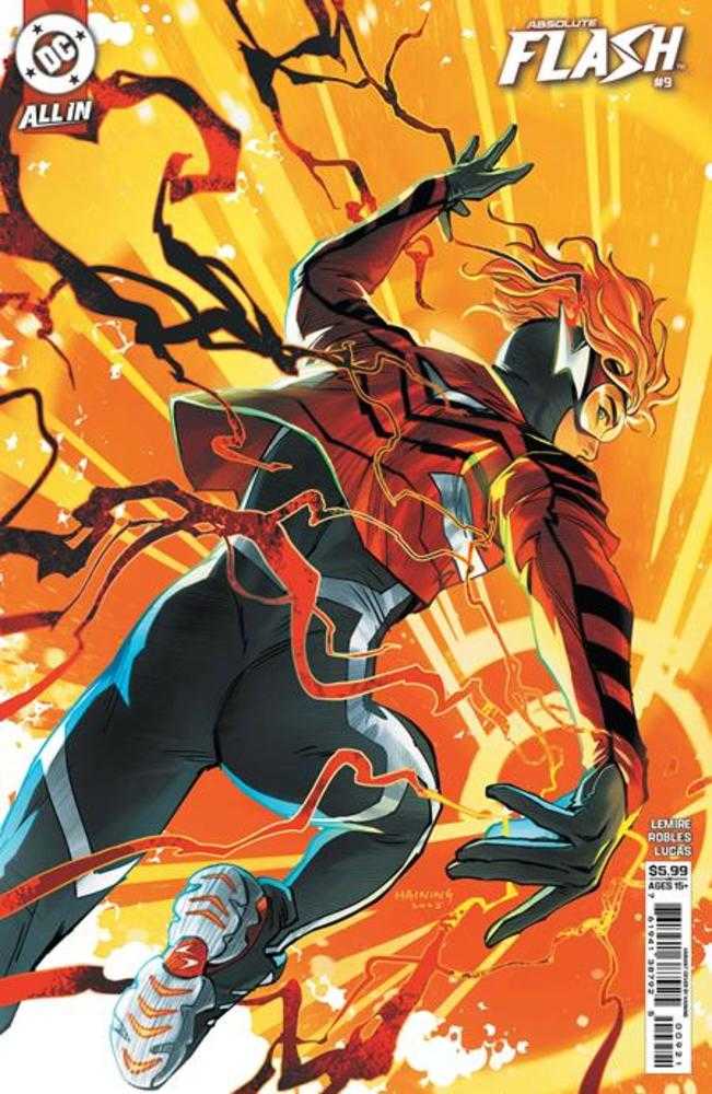 Absolute Flash #9 Cover D Haining Card Stock Variant | L.A. Mood Comics and Games