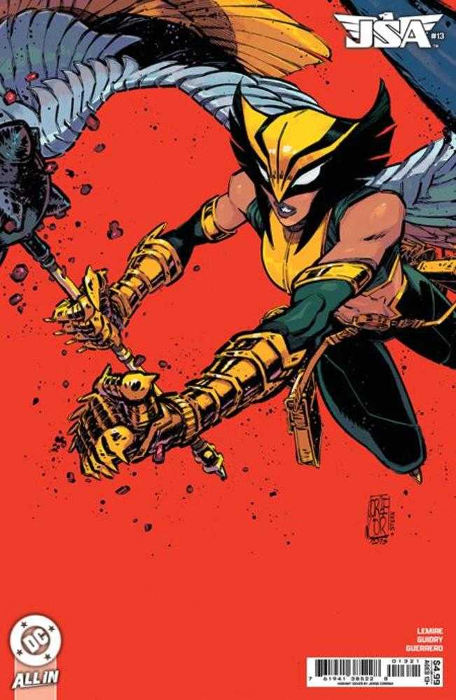 JSA #13 Cover B Jorge Corona Card Stock Variant | L.A. Mood Comics and Games