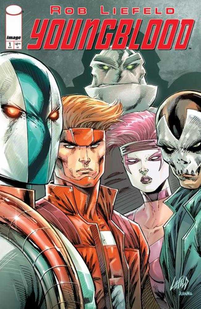 Youngblood #1 (2025) Cover A Rob Liefeld Polybagged & Collectible Card | L.A. Mood Comics and Games