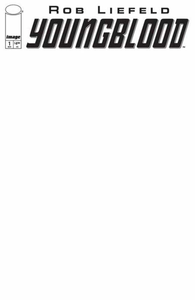 Youngblood #1 (2025) Cover G Blank Sketch Variant | L.A. Mood Comics and Games