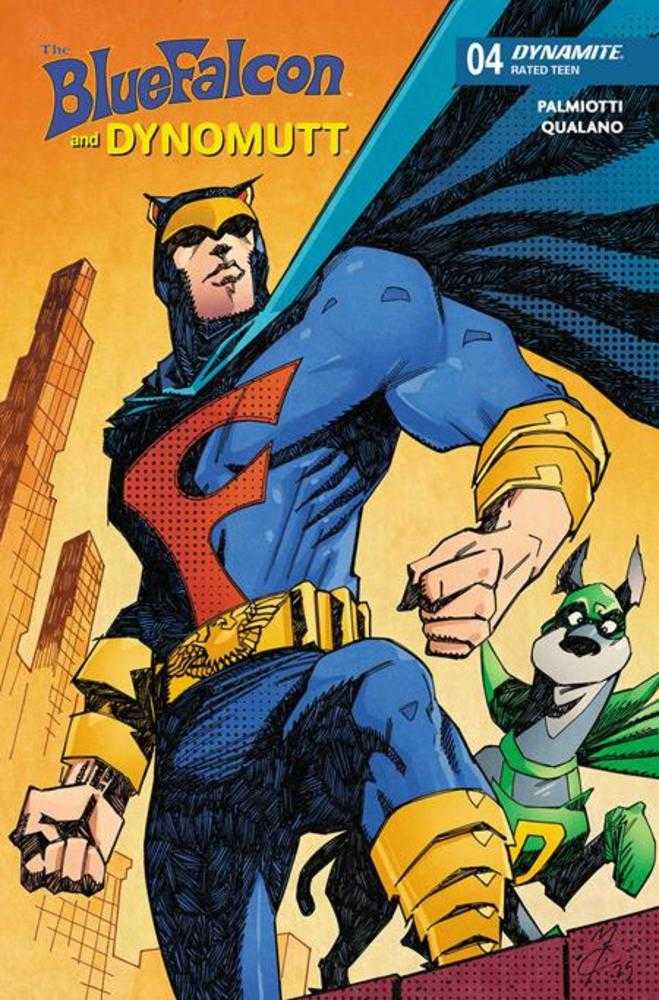 Blue Falcon & Dynomutt #4 Cover B John Mccrea Variant | L.A. Mood Comics and Games