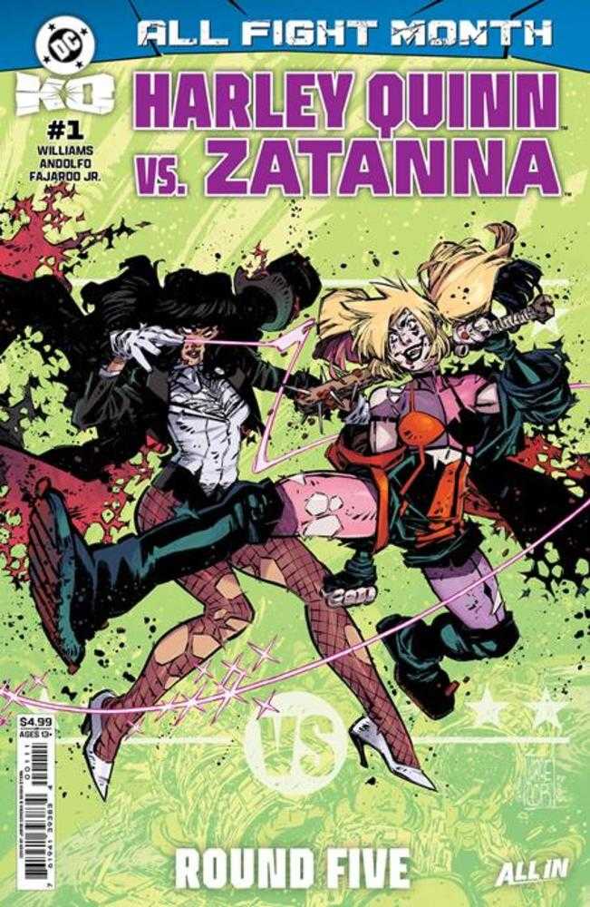 DC K.O. Harley Quinn vs Zatanna #1 (One Shot) Cover A Jorge Corona | L.A. Mood Comics and Games