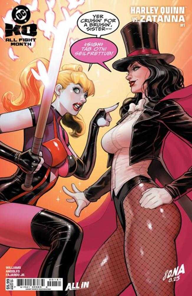DC K.O. Harley Quinn vs Zatanna #1 (One Shot) Cover E David Nakayama Card Stock Variant | L.A. Mood Comics and Games