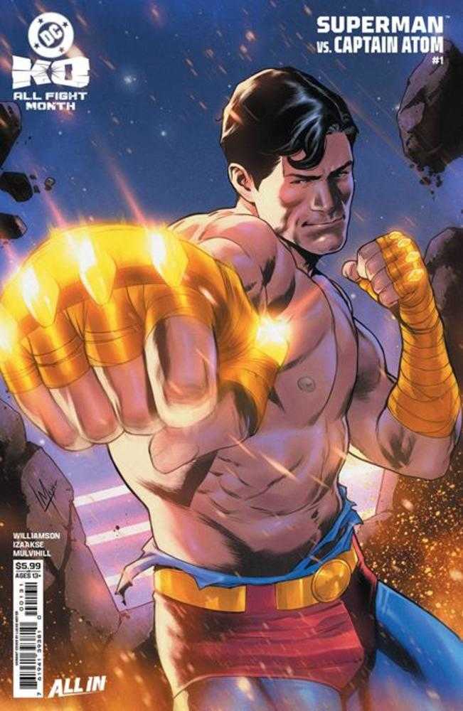 DC K.O. Superman vs Captain Atom #1 (One Shot) Cover C Lucas Meyer Card Stock Variant | L.A. Mood Comics and Games