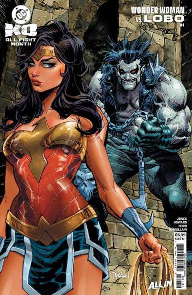 DC K.O. Wonder Woman vs Lobo #1 (One Shot) Cover B Dan Panosian Card Stock Variant | L.A. Mood Comics and Games