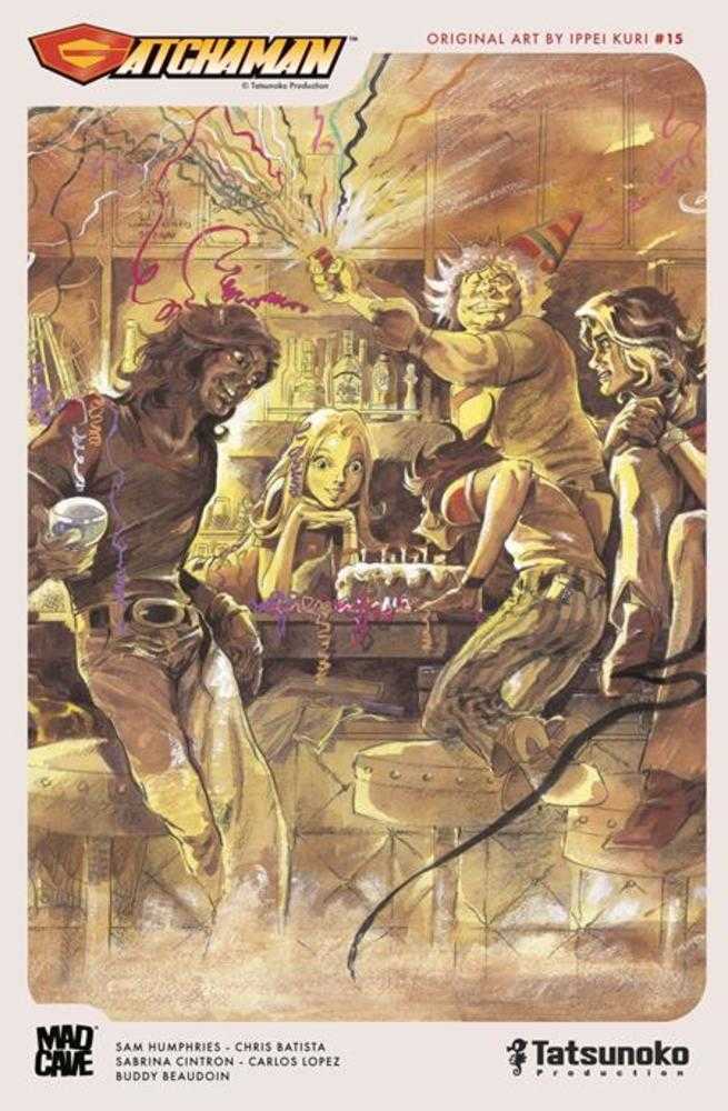 Gatchaman #15 Cover B Ippei Kuri Variant | L.A. Mood Comics and Games