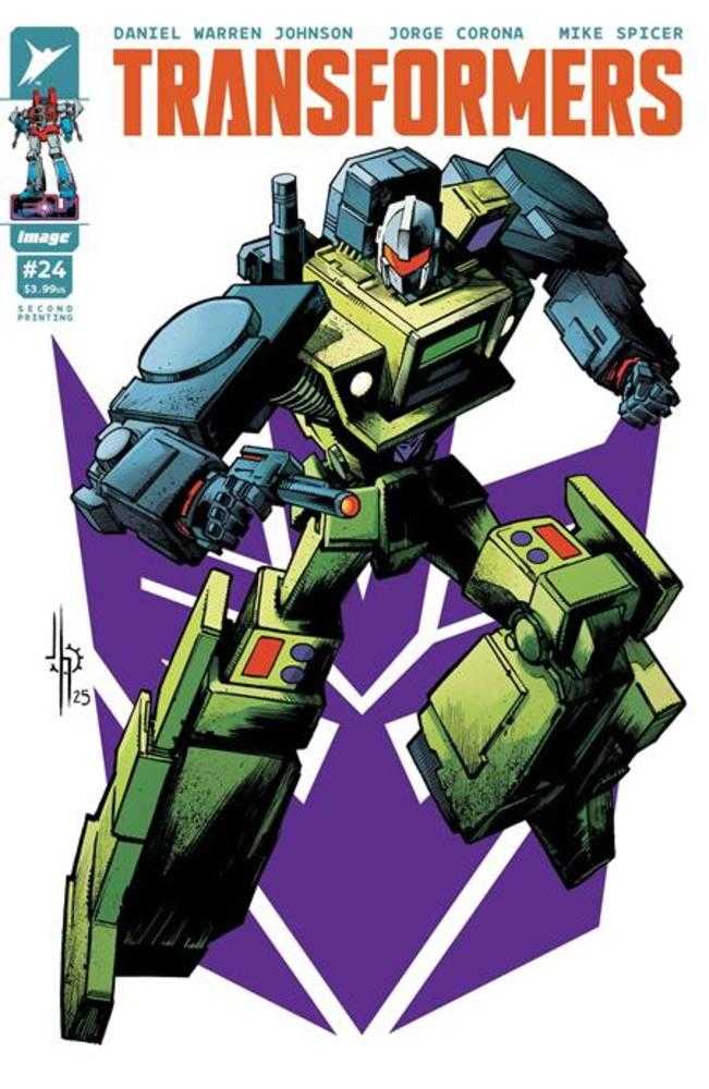 Transformers #24 2 Nd Printing Cover A Jason Howard Decepticon | L.A. Mood Comics and Games
