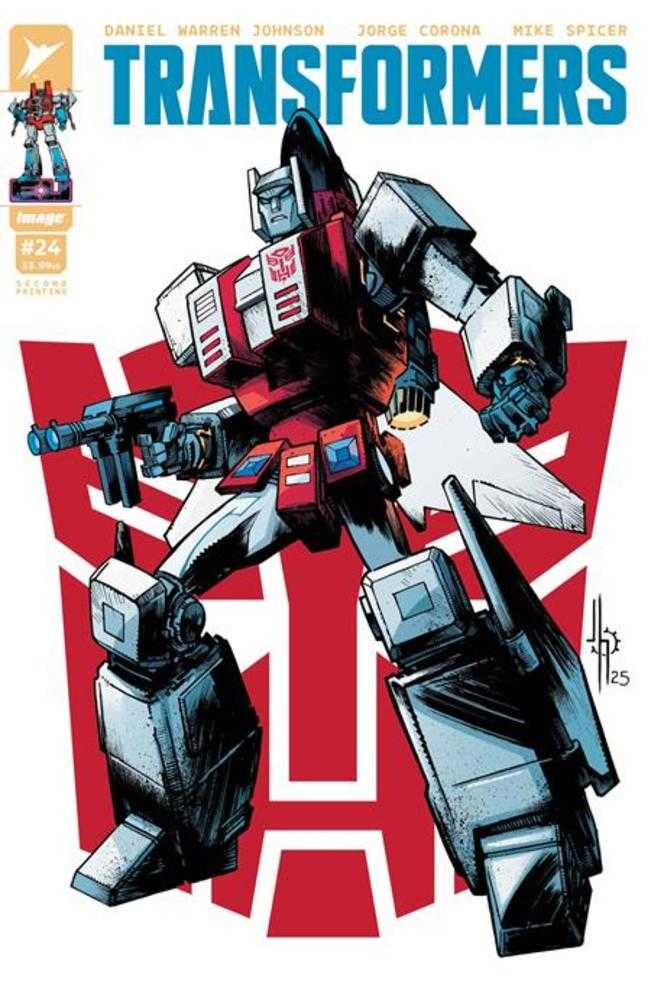 Transformers #24 2 Nd Printing Cover B Jason Howard Autobot Variant | L.A. Mood Comics and Games