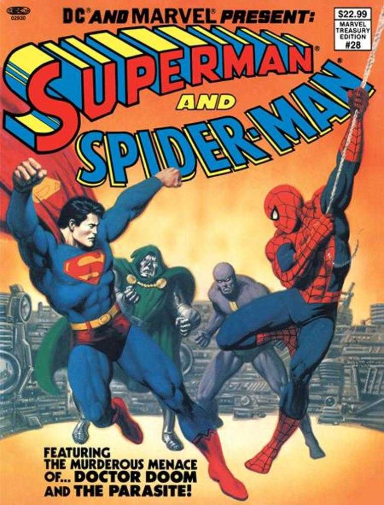 DC And Marvel Present Superman And Spider-Man (Marvel Treasury Edition #28) #1 Facsimile Edition Cover C John Romita Sr & Bob Larkin Foil Variant | L.A. Mood Comics and Games