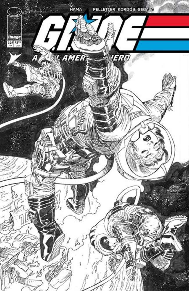 G.I. Joe A Real American Hero #324 Cover B Andy Kubert Black & White Variant | L.A. Mood Comics and Games